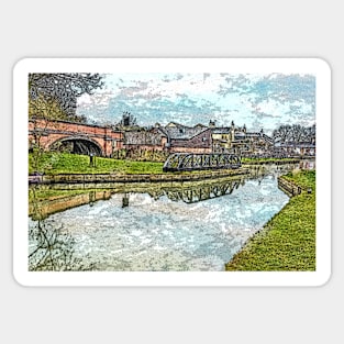 Foxton Locks Lower Basin Sticker